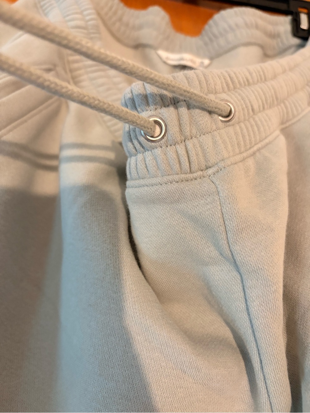 Abercrombie & Fitch Light Blue / light green Men Drawstring Sweatpants - Picture 4 of 5